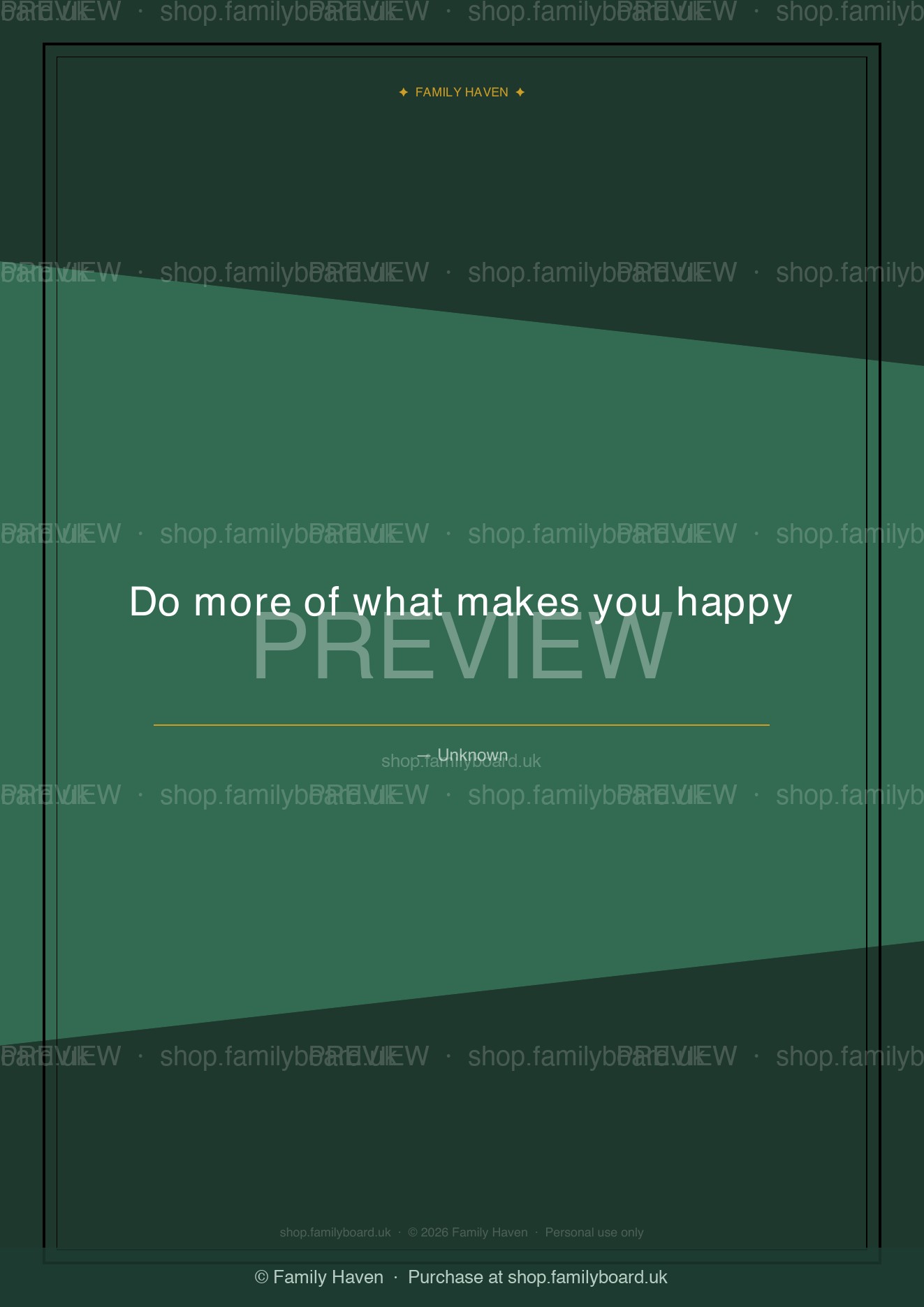 Do More Of What Makes You Happy Print — preview