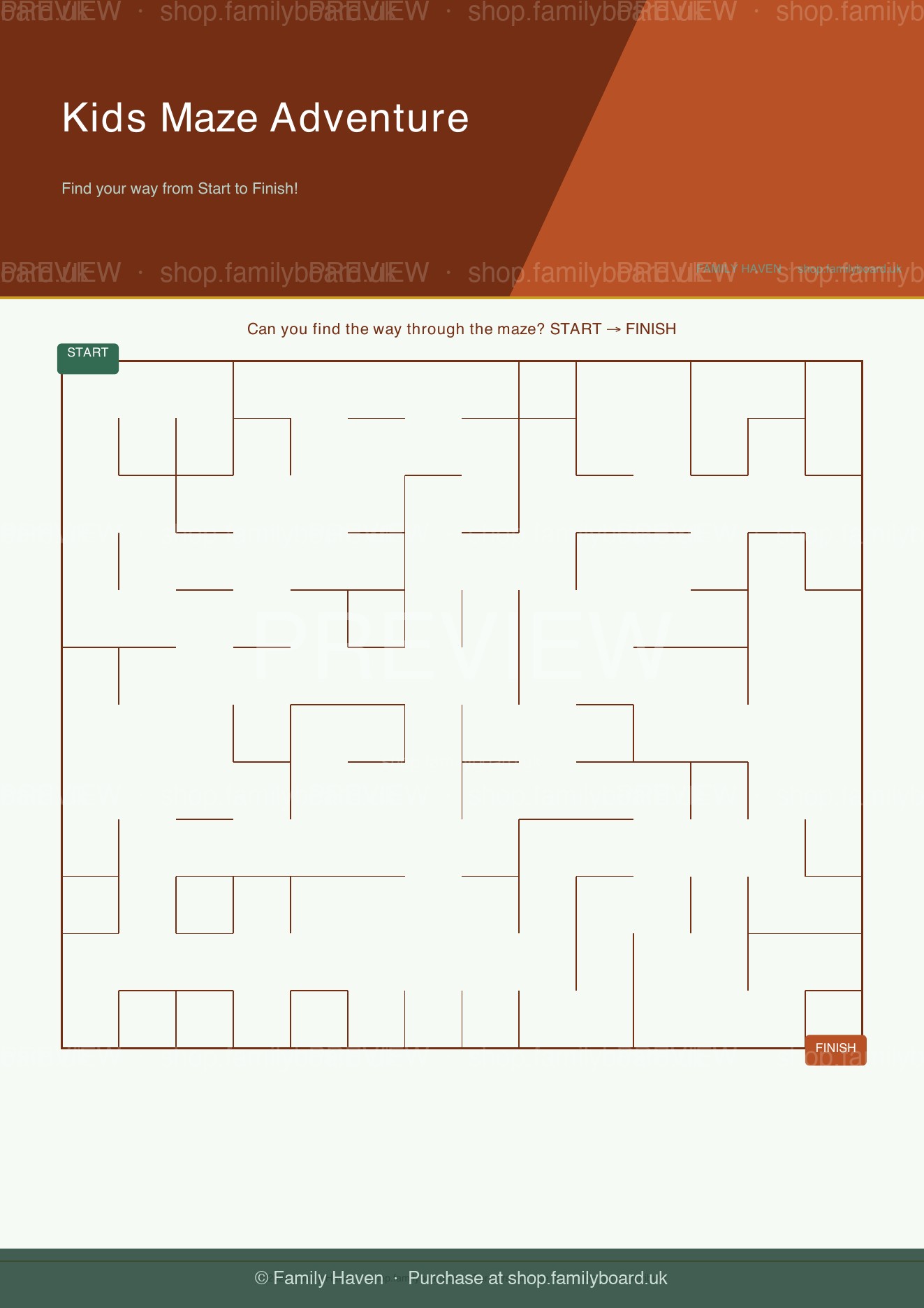 Kids Maze Adventure — preview